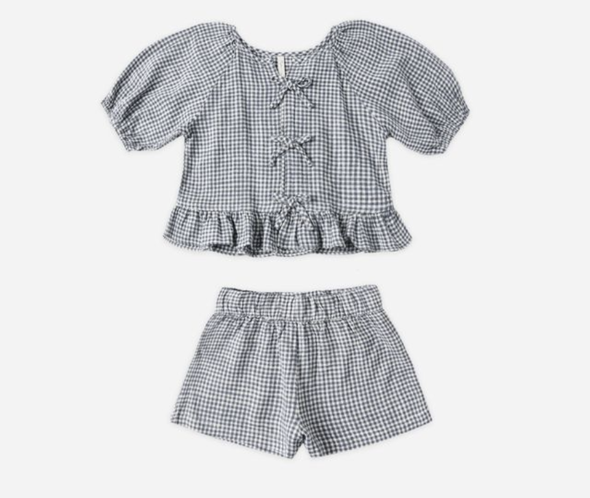 Juniper Set, Marine Gingham - Magpies Paducah