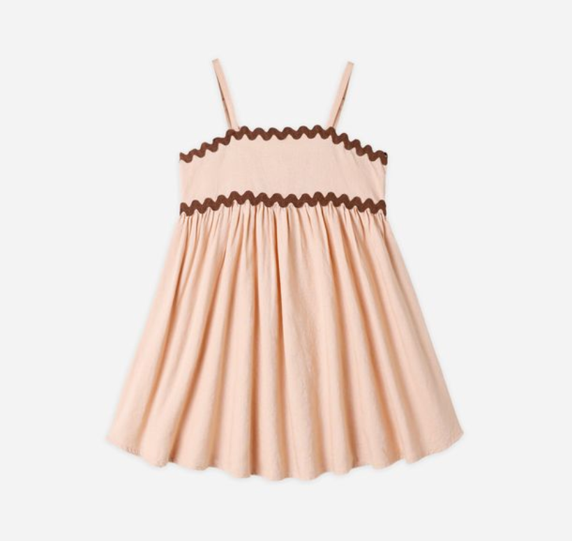 Ric Rac Dress, Blush - Magpies Paducah