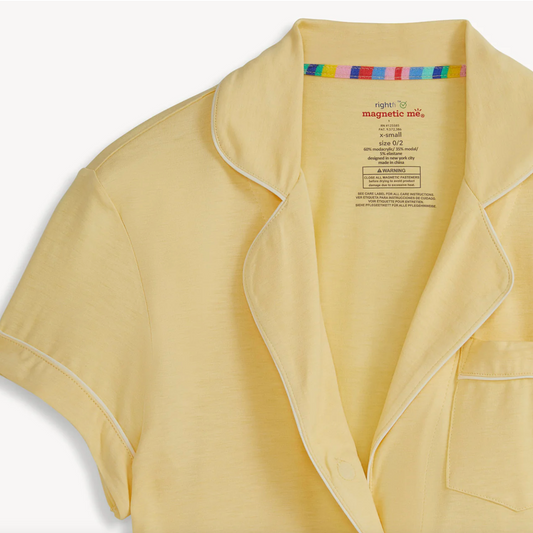 Women's Classic Twist PJ Set, Yellow