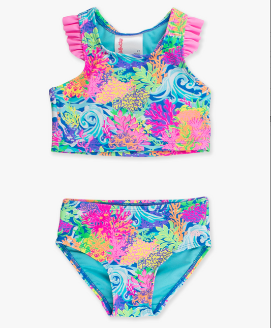 Racerback Tankini, Ocean Coral