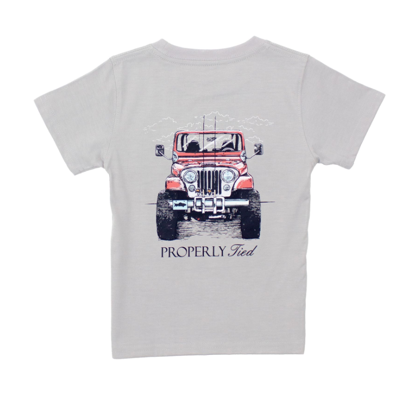 Short Sleeve Tee, Ice Grey Rod Runner - Magpies Paducah