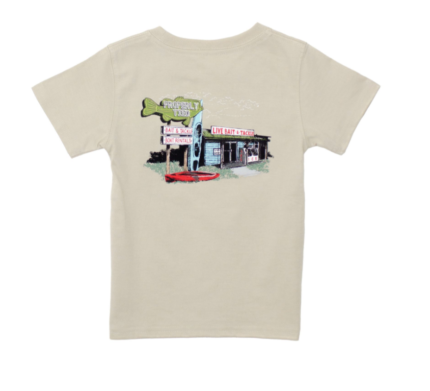 Short Sleeve Tee, Linen Bait Shop - Magpies Paducah