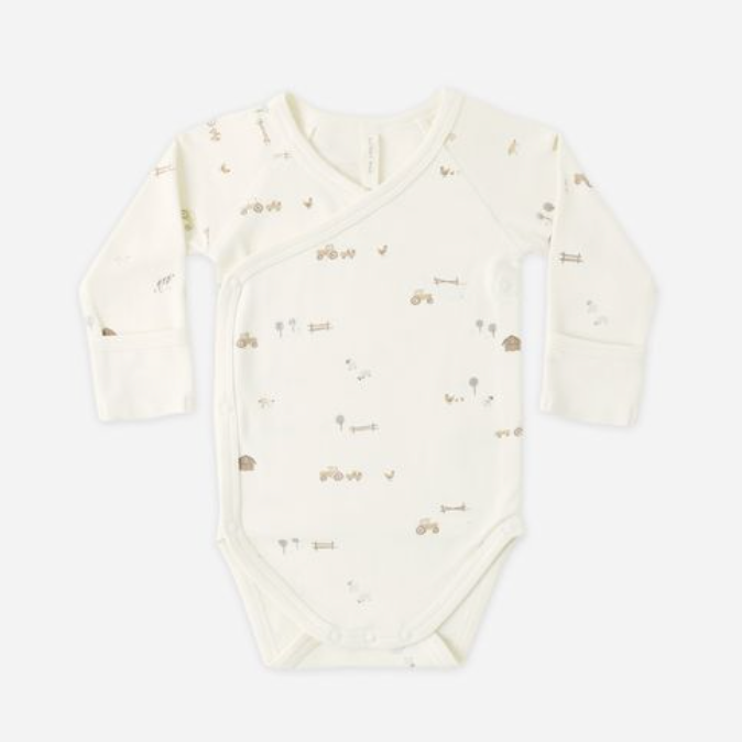 Side Snap Bodysuit, Farm - Magpies Paducah