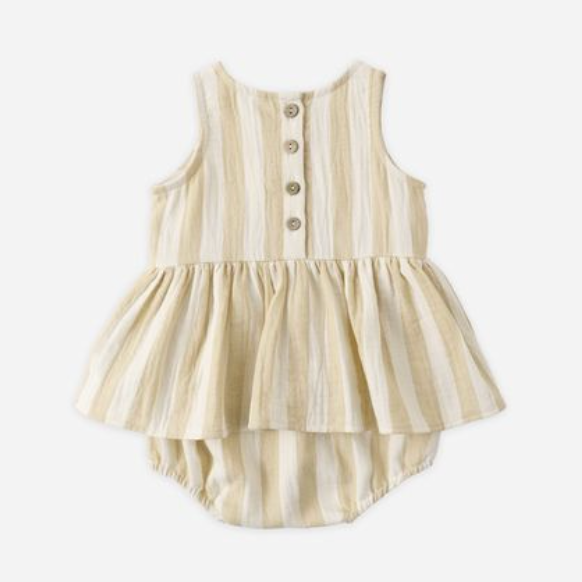 Skirted Tank Romper, Summer Stripe - Magpies Paducah