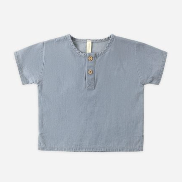 Henry Top, Chambray - Magpies Paducah