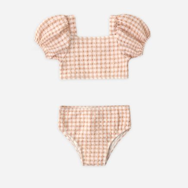 Zippy Two-Piece, Melon Check - Magpies Paducah