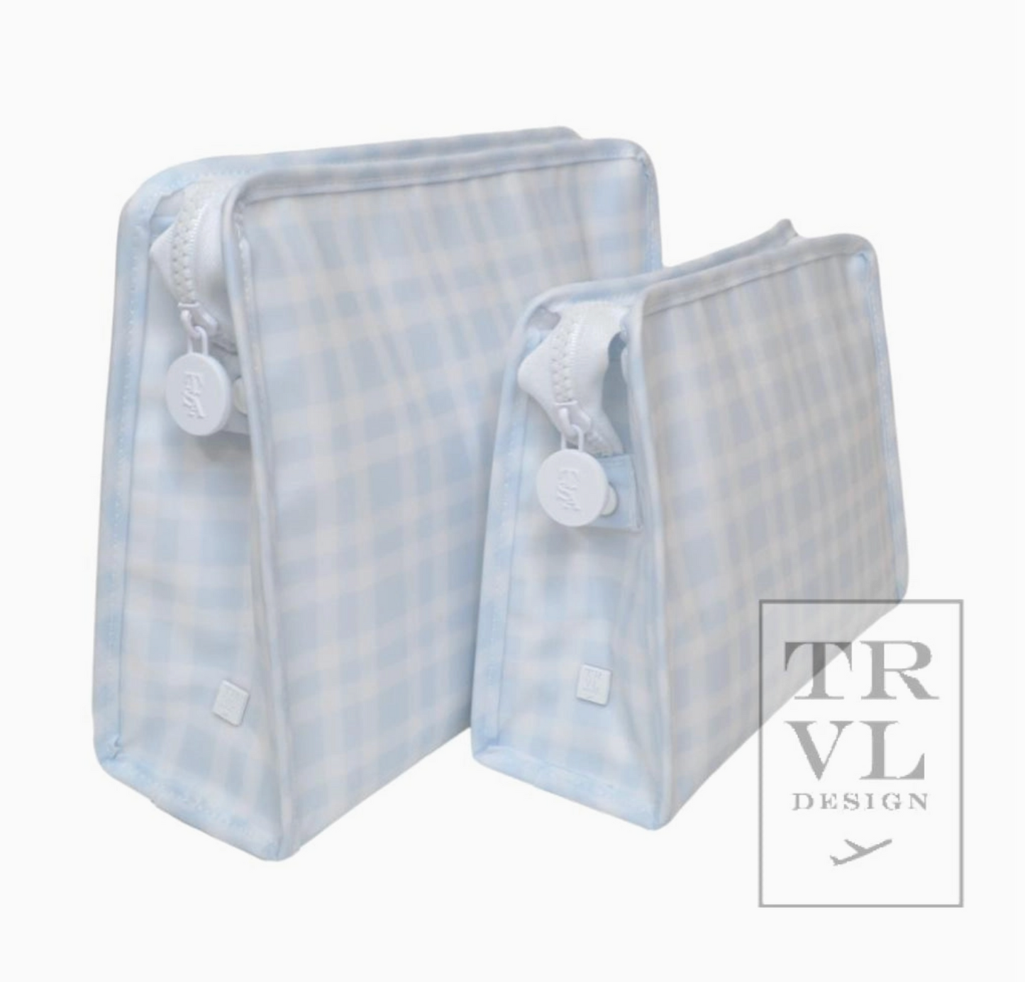 Roadie Zip Pouch, Pimlico Plaid Blue - Magpies Paducah