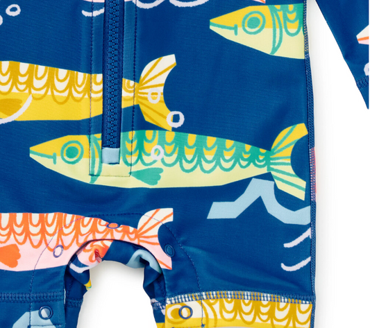 Rashguard Baby Swimsuit, Sardinas Del Mar - Magpies Paducah