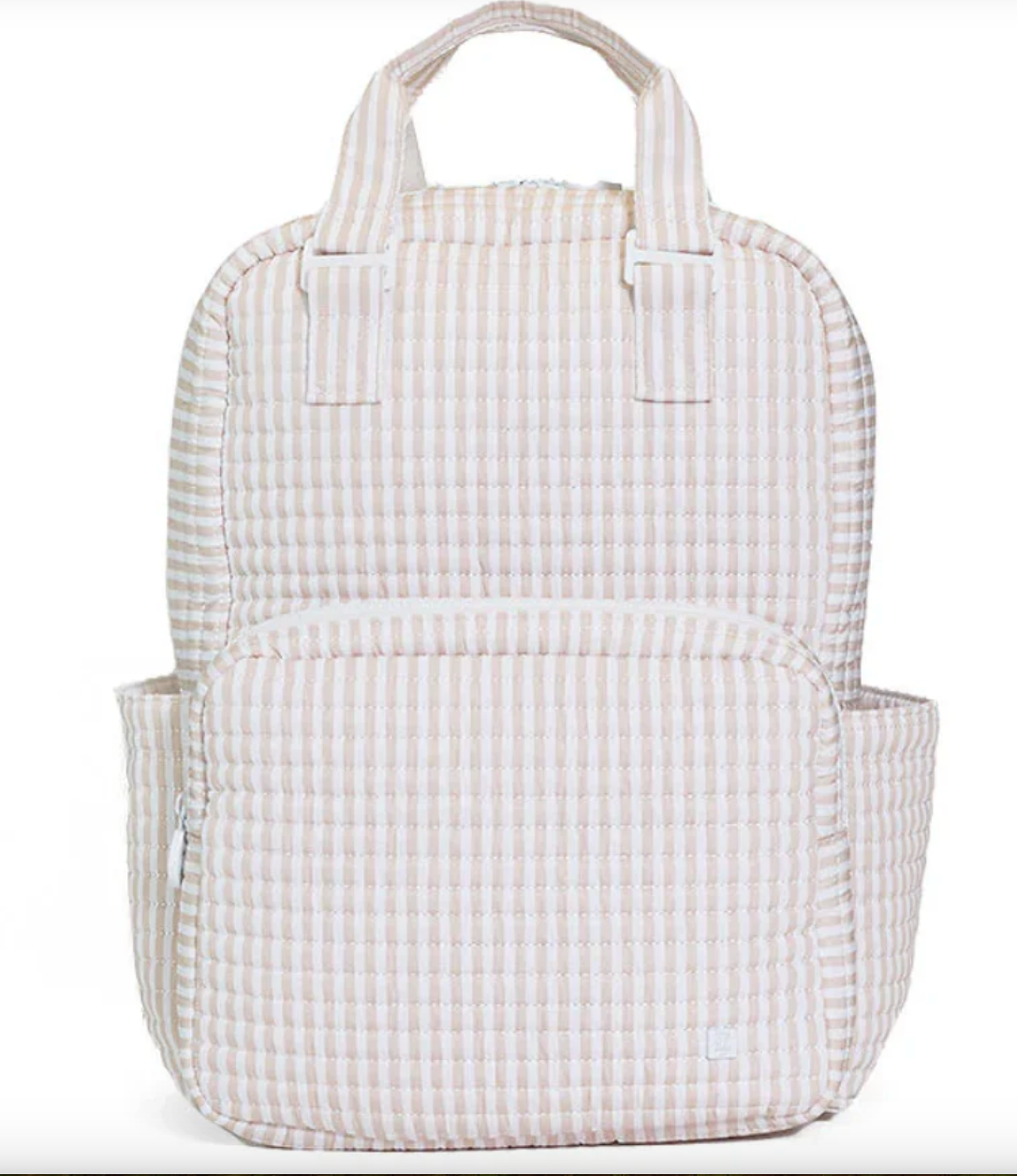Quilted All You Need Bag, Pimlico Stripe Sand - Magpies Paducah