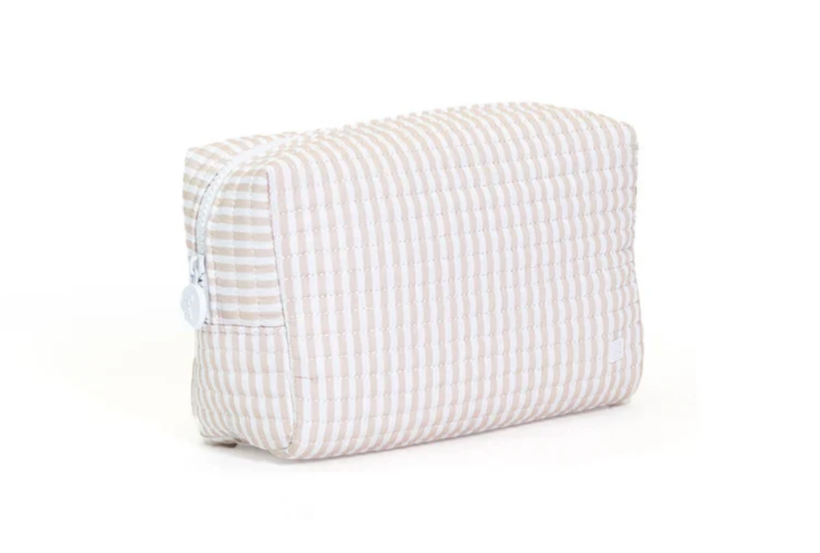 Quilted Everyday Bag, Pimlico Stripe Sand - Magpies Paducah