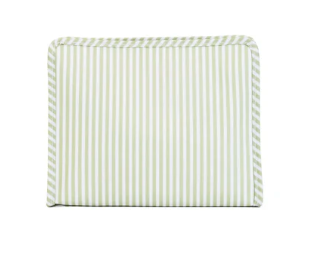Roadie Zip Pouch, Pimlico Stripe Sage - Magpies Paducah