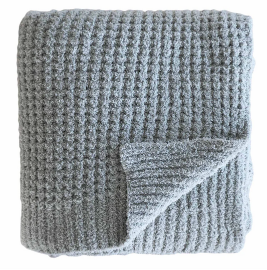 Luxe Waffle Baby Blanket, Moon - Magpies Paducah