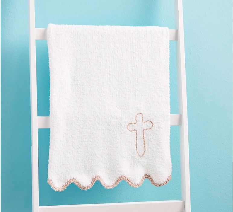 Chenille Blanket, Cross Scallop - Magpies Paducah