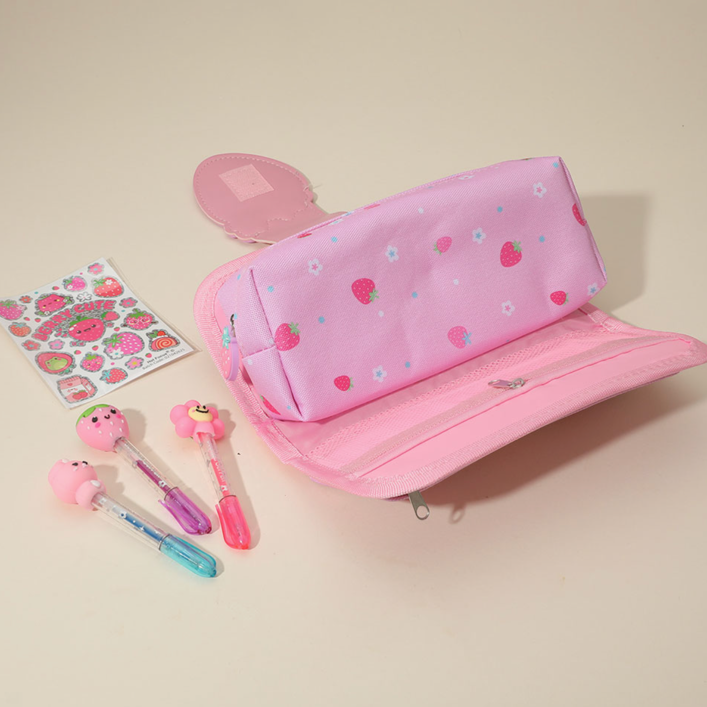 My Perfect Pencil Bag, Strawberry - Magpies Paducah