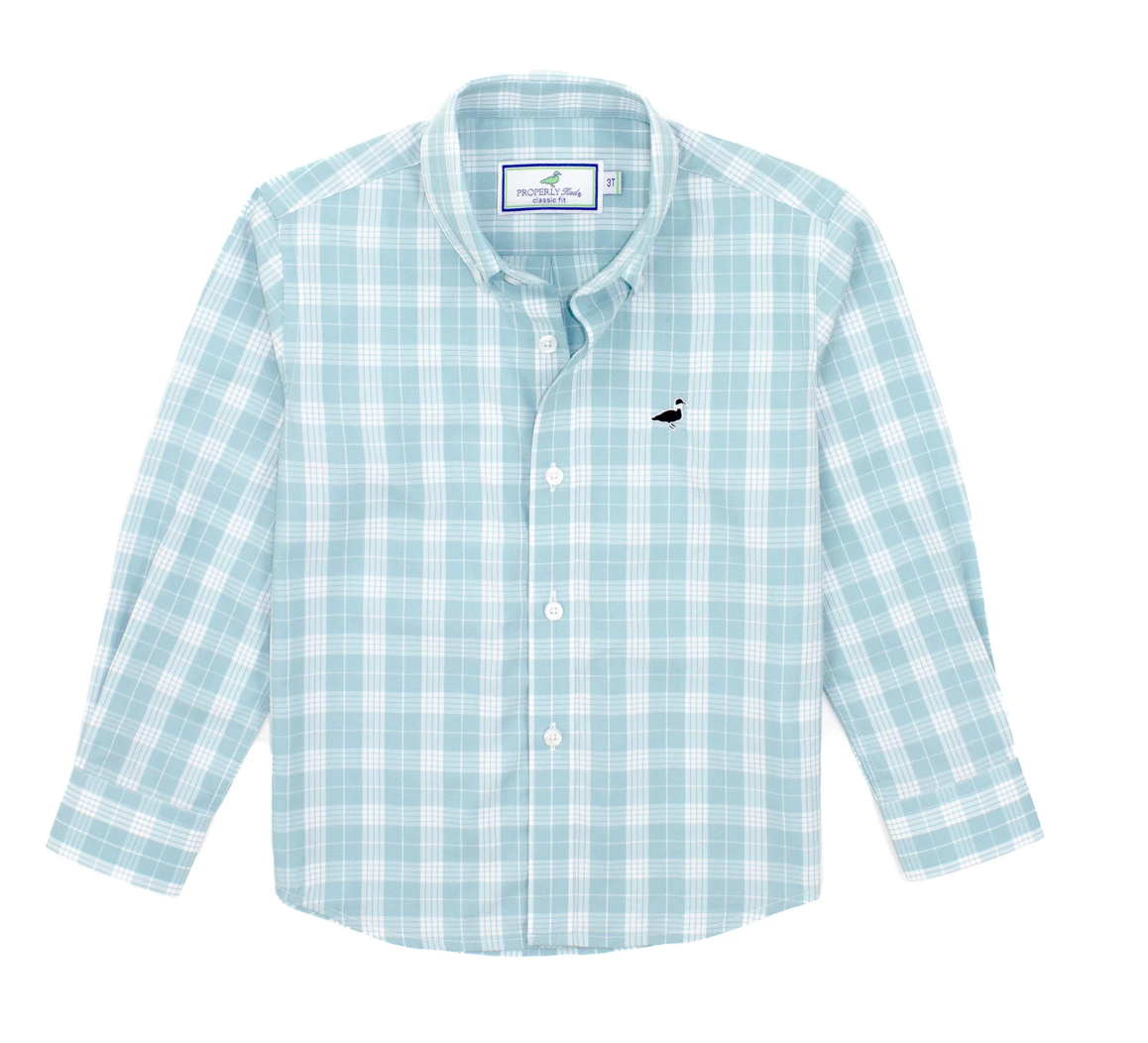 Seasonal Sportshirt, Spanish Moss - Magpies Paducah