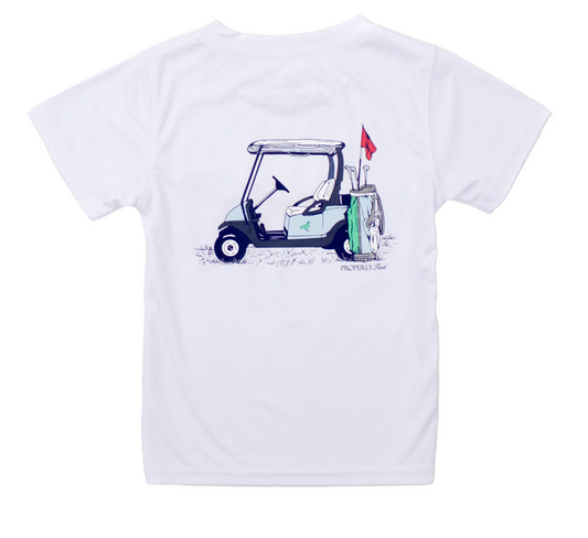 Performance Tee, White Country Club - Magpies Paducah