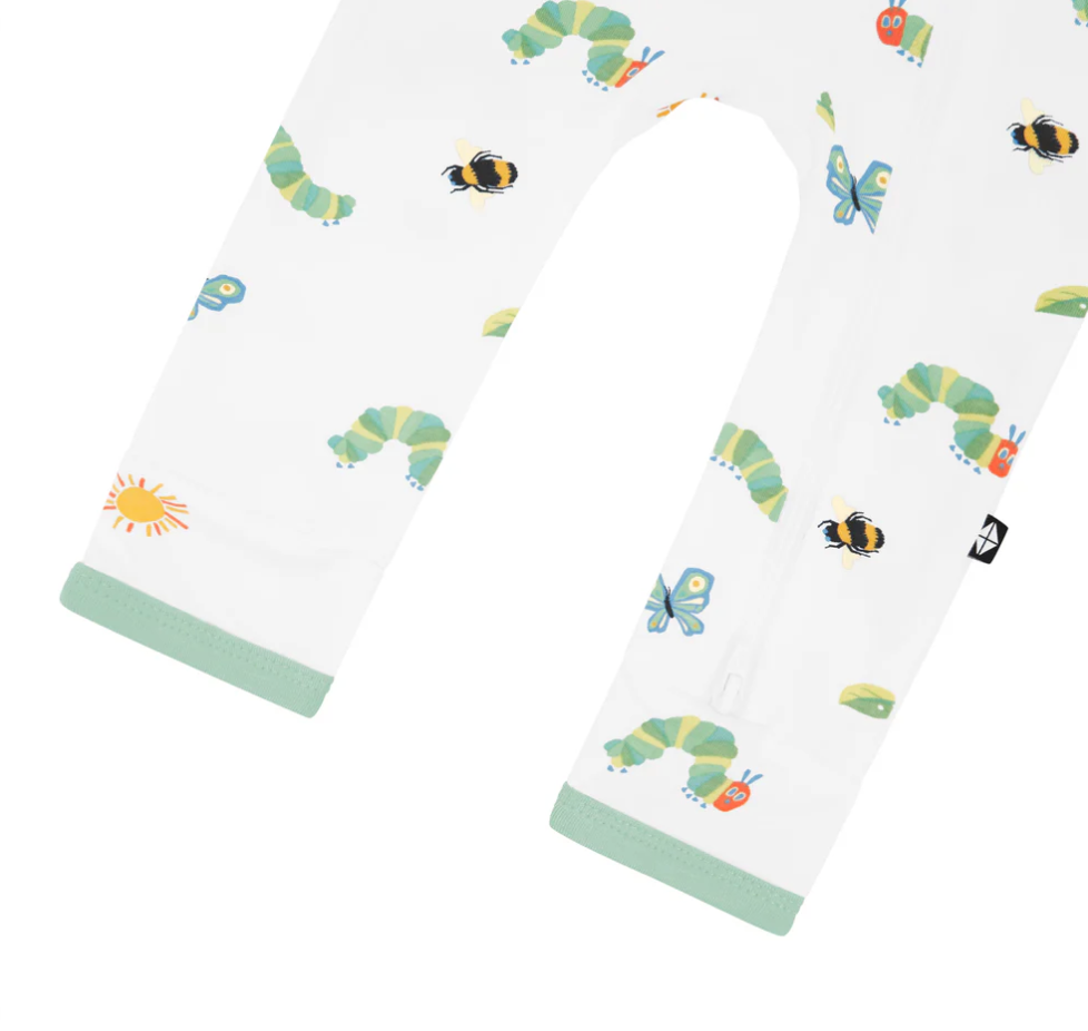 Zippered Romper, Very Hungry Caterpillar - Magpies Paducah