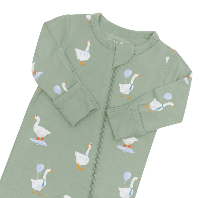 Zippered Footie, Silly Goose - Magpies Paducah