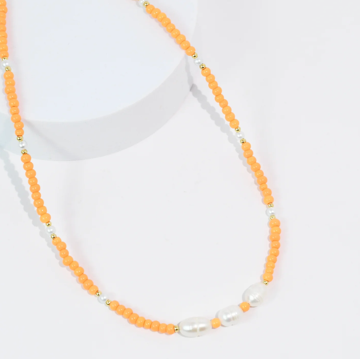 Sugar Coast Necklace, Orange - Magpies Paducah