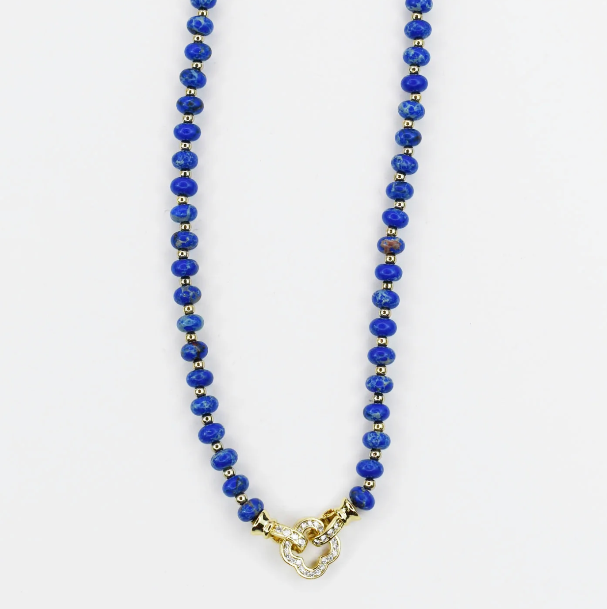 Just What You Need Gemstone Necklace, Blue - Magpies Paducah
