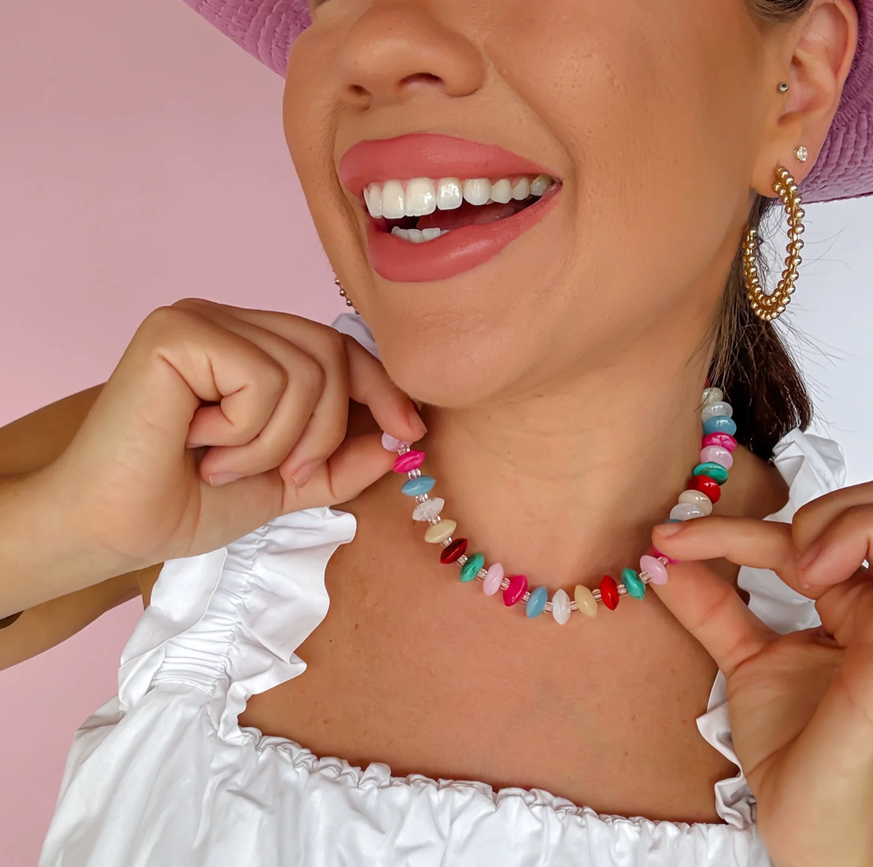 Rainbow Sorbet Necklace - Magpies Paducah