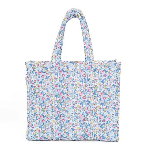 Quilted Go Go Tote, Bridgehampton Floral - Magpies Paducah
