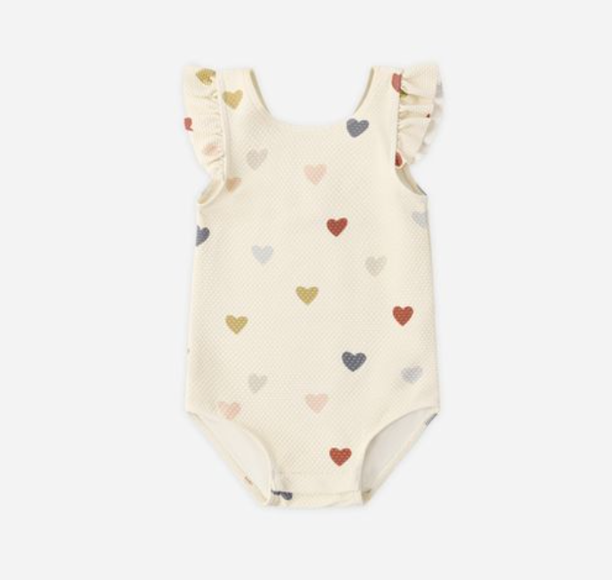 Scoopback One Piece, Confetti Hearts - Magpies Paducah