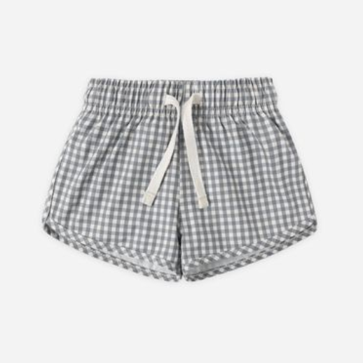 Swim Short, Ocean Gingham - Magpies Paducah
