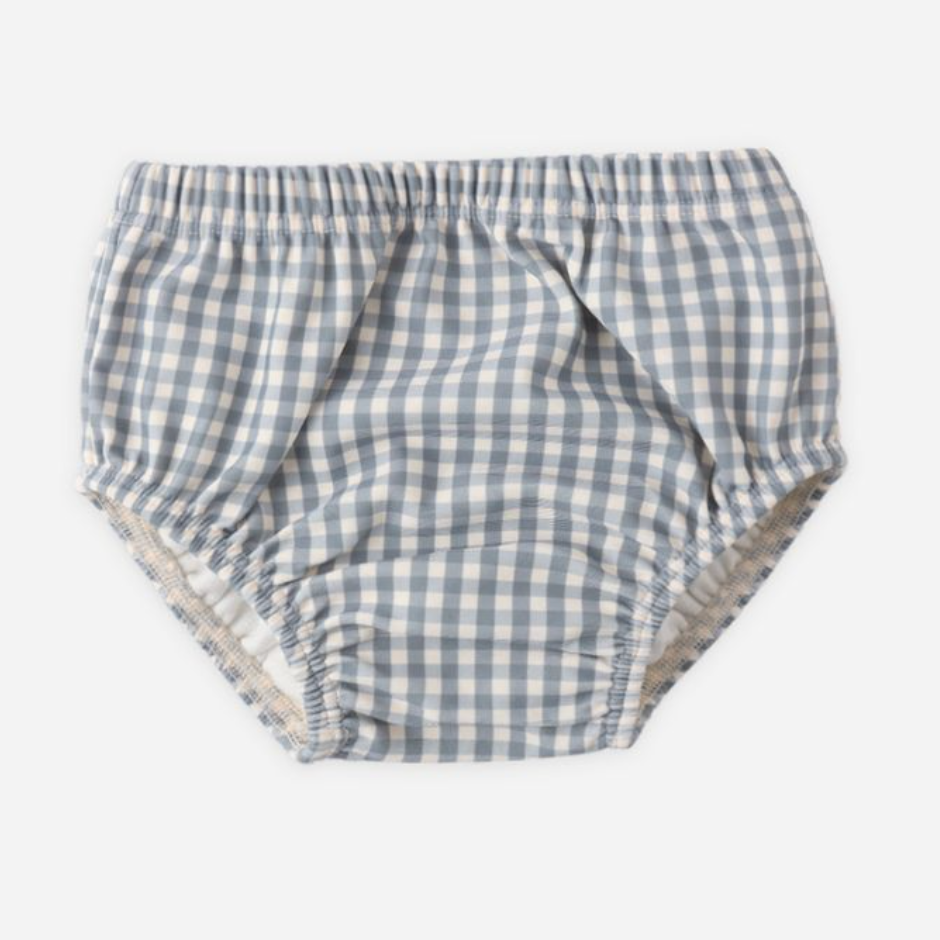Swim Diaper, Ocean Gingham - Magpies Paducah