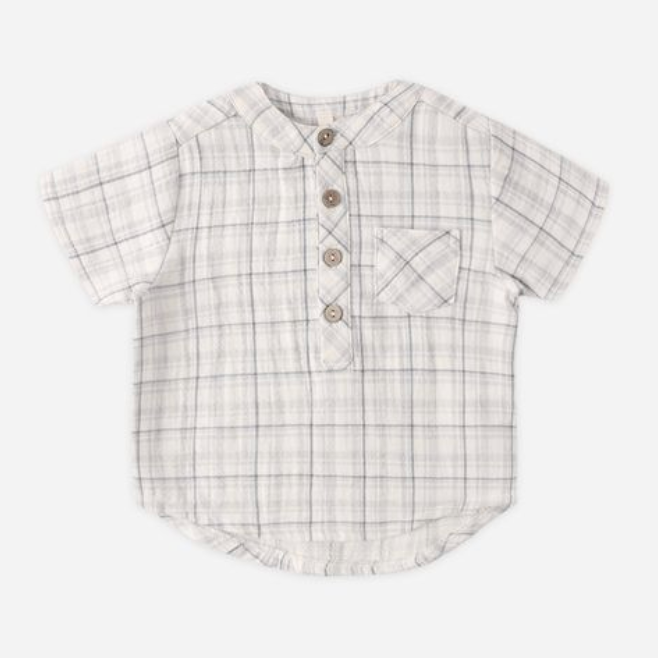 Jackson Shirt, Blue Plaid - Magpies Paducah