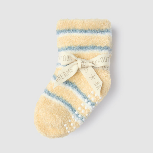 Cozychic Lite Baby Stripe Sock Set, Canary - Magpies Paducah