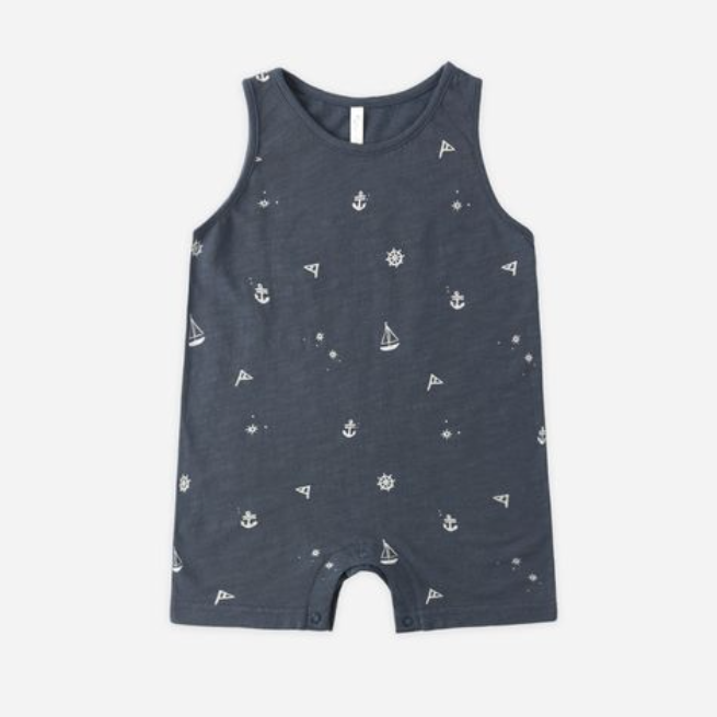 Sleeveless One Piece, Maritime - Magpies Paducah