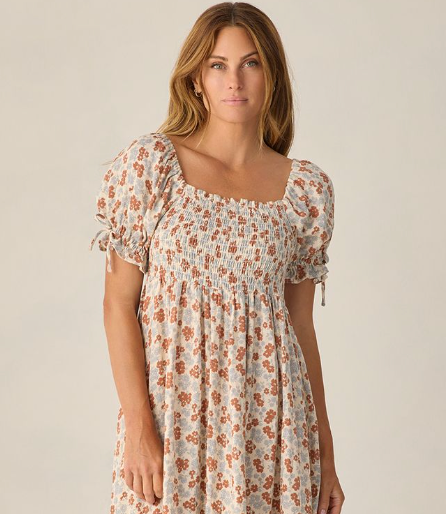 Women's Dallas Dress, Americana Floral - Magpies Paducah