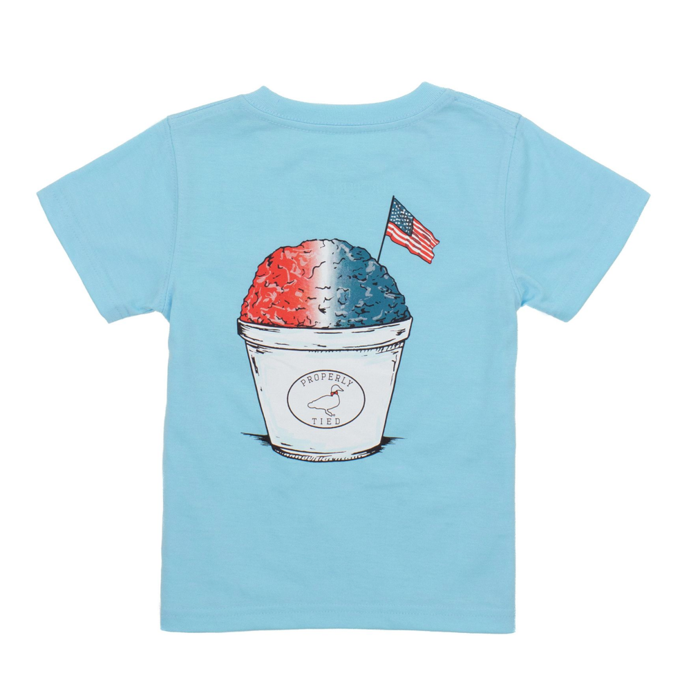 Short Sleeve Tee, Aqua American Chillin' - Magpies Paducah