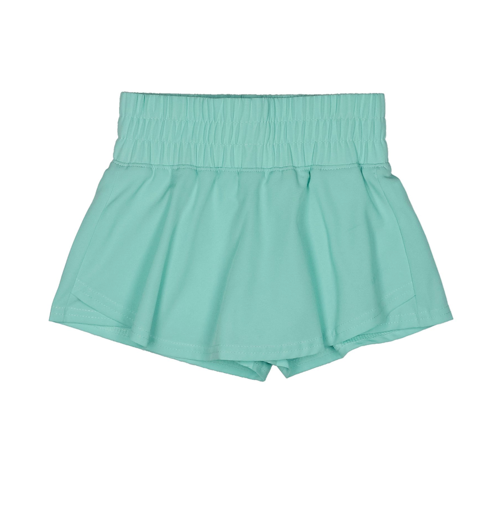 Girl's Court Skort, Seafoam - Magpies Paducah