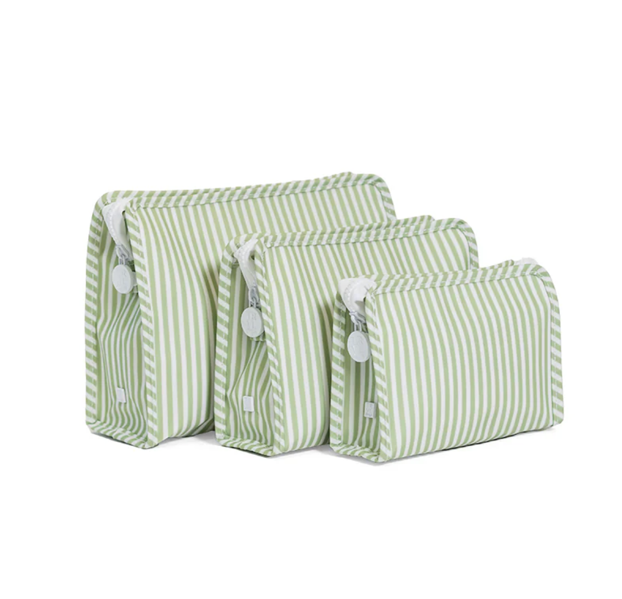 Roadie Zip Pouch, Pimlico Stripe Sage - Magpies Paducah