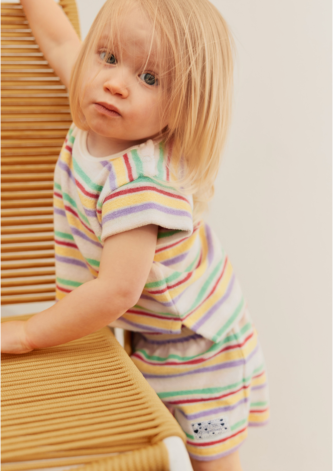 Signe Shorts, Pastels Stripe - Magpies Paducah