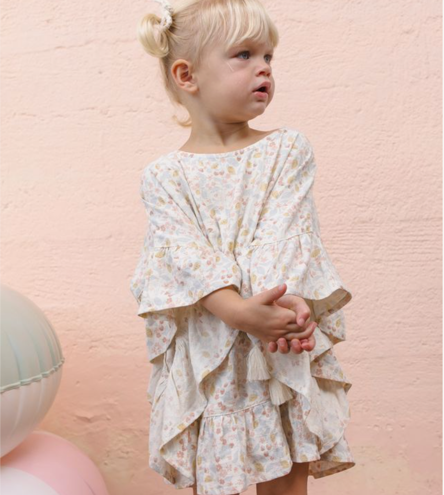 Kaftan Cover Up, Summer Garden - Magpies Paducah