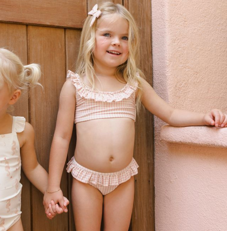 Giana Bikini, Petal Gingham - Magpies Paducah