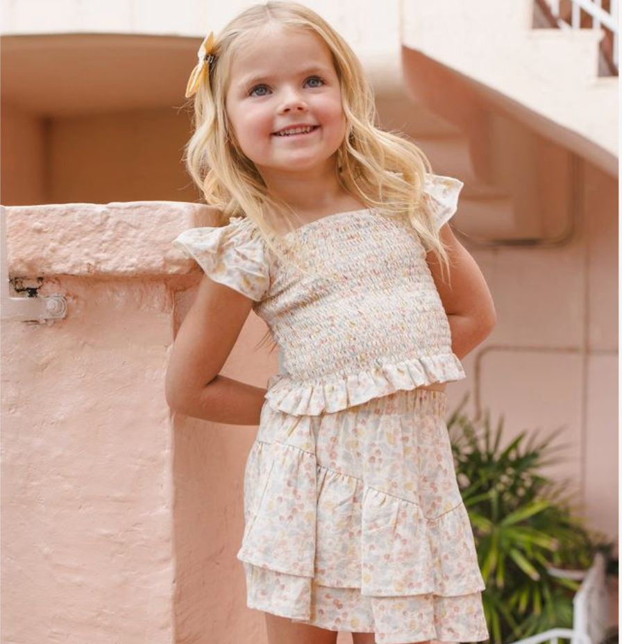 Zayla Top, Summer Garden - Magpies Paducah