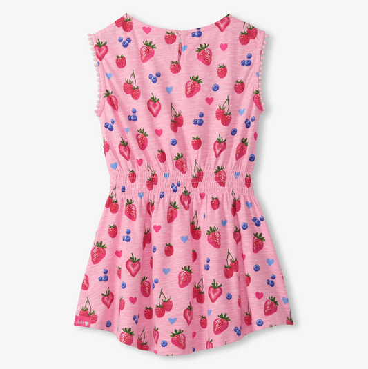 Summer Berries Smocked Waist Dress - Magpies Paducah