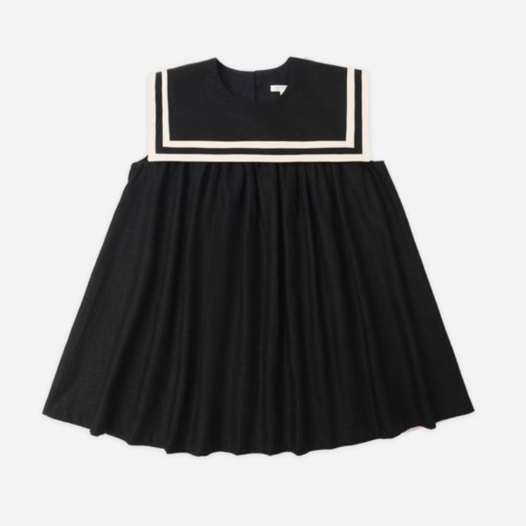 Sailor Dress, Black - Magpies Paducah
