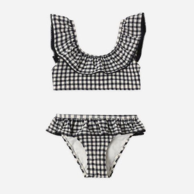 Margot Bikini, Black Gingham - Magpies Paducah
