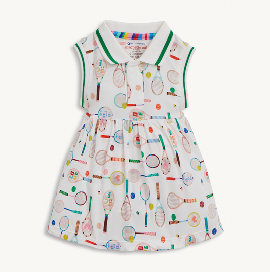 Modal Polo Dress, Love All - Magpies Paducah