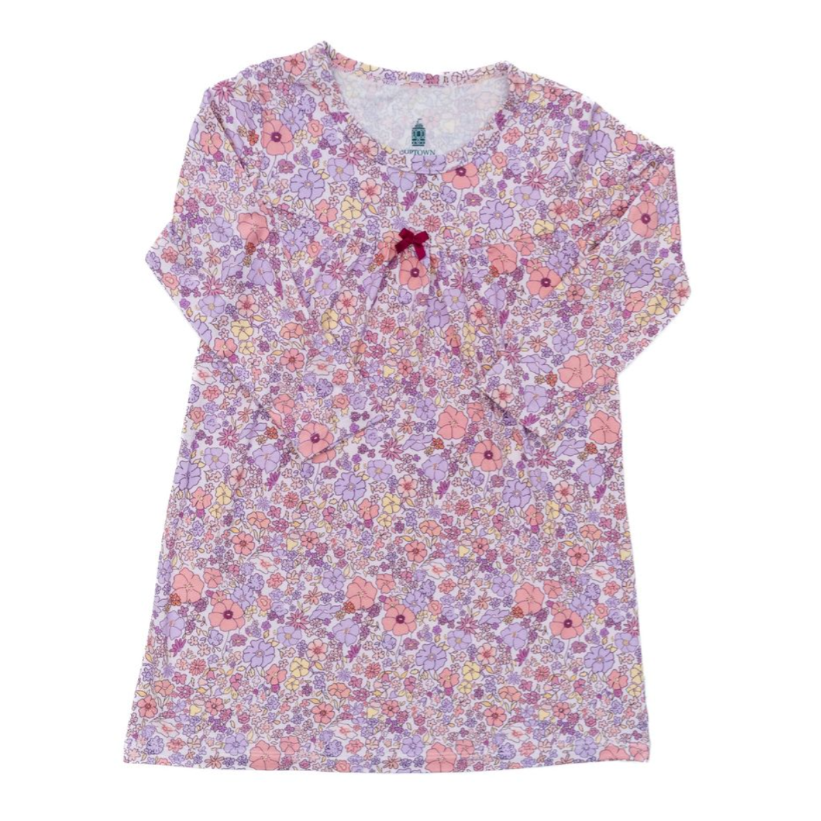 Ditsy Floral Long Sleeve Nightdress - Magpies Paducah