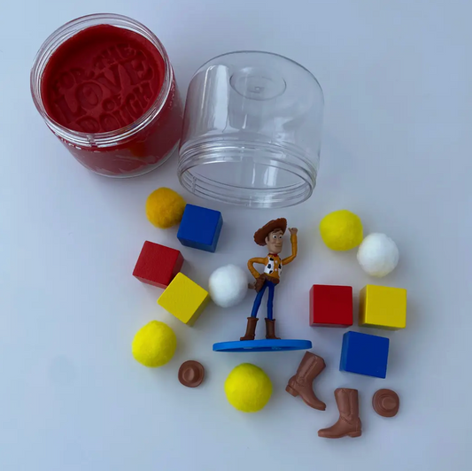 Toys Sensory Dough Double Jar