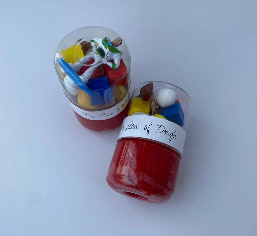 Toys Sensory Dough Double Jar