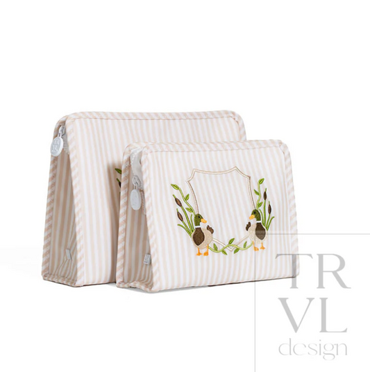 Roadie Zip Pouch, Sand Pimlico Duck
