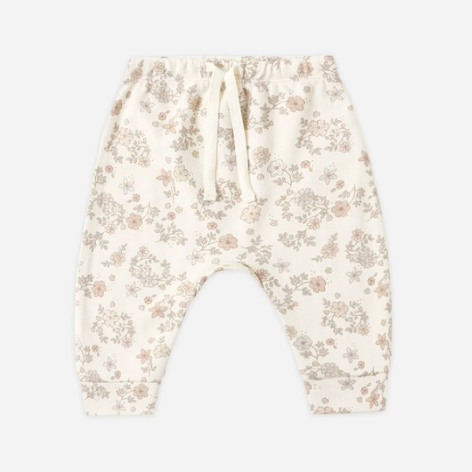 Drawstring Pant, Floral Vine
