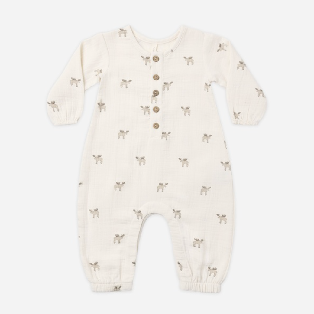 Woven Jumpsuit, Moose